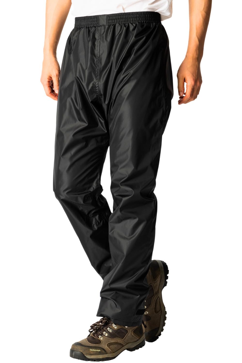 

даже в сильный дождь брюки для горного водного треккинга длинные для школы и как верхние брюки [Benke] [Удобный дождь] мужские, водонепроницаемые, для улицы, чёрный