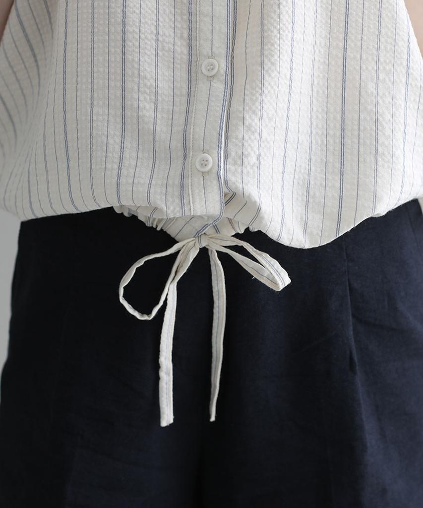 LUSIDA Breeze Linen Stripe Shirt_2 Colors