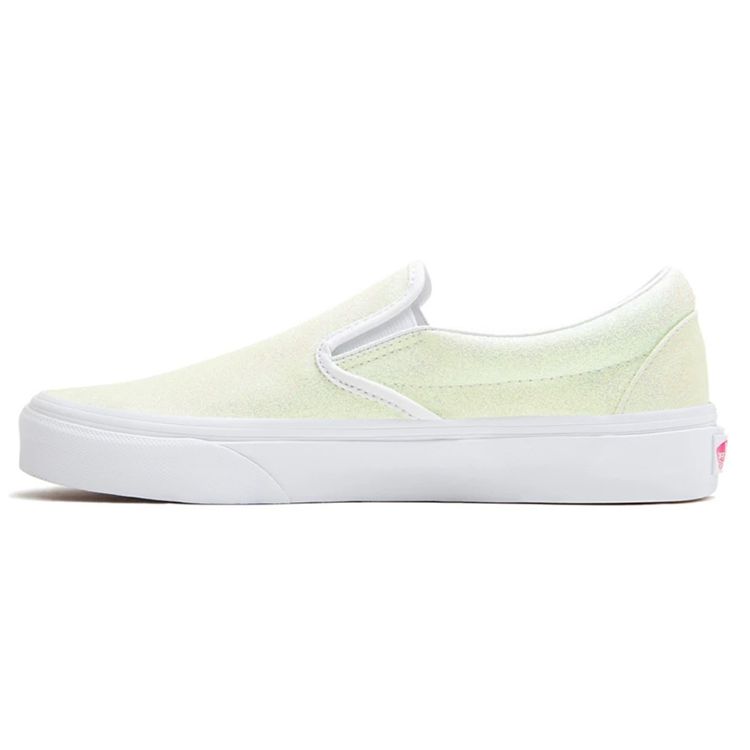 

Женские кроссовки без шнуровки Vans Classic с УФ-блеском, разноцветные, розовые, белые, VN0A33TB3UA