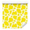 Cow Patches Wallpaper Yellow and Cream, Yellow Background for Living Room and Bedroom 50x1000