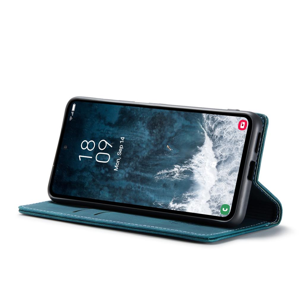 Flip Retro Style Leather Phone Cover For Samsung Galaxy Z Fold4 Fold5 Fold6 Fold7 Wallet Card Slot Fall Prevention Phone Case