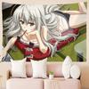 Neues japanisches Anime-Mädchen Cartoon-Druck Wandteppich Ästhetischer Wandbehang für Schlafzimmer Wanddekoration Hintergrundtuch