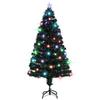 VidaXL Pre-lit Christmas Tree with Stand, Christmas Tree with LEDs, Holiday Decoration, Indoor Party Ornament 284301