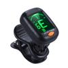 AT-101 Portable Mini Clip-on Digital Tuner with Foldable Rotating Clip High Sensitivity for Chromatic Guitar Bass Violin U