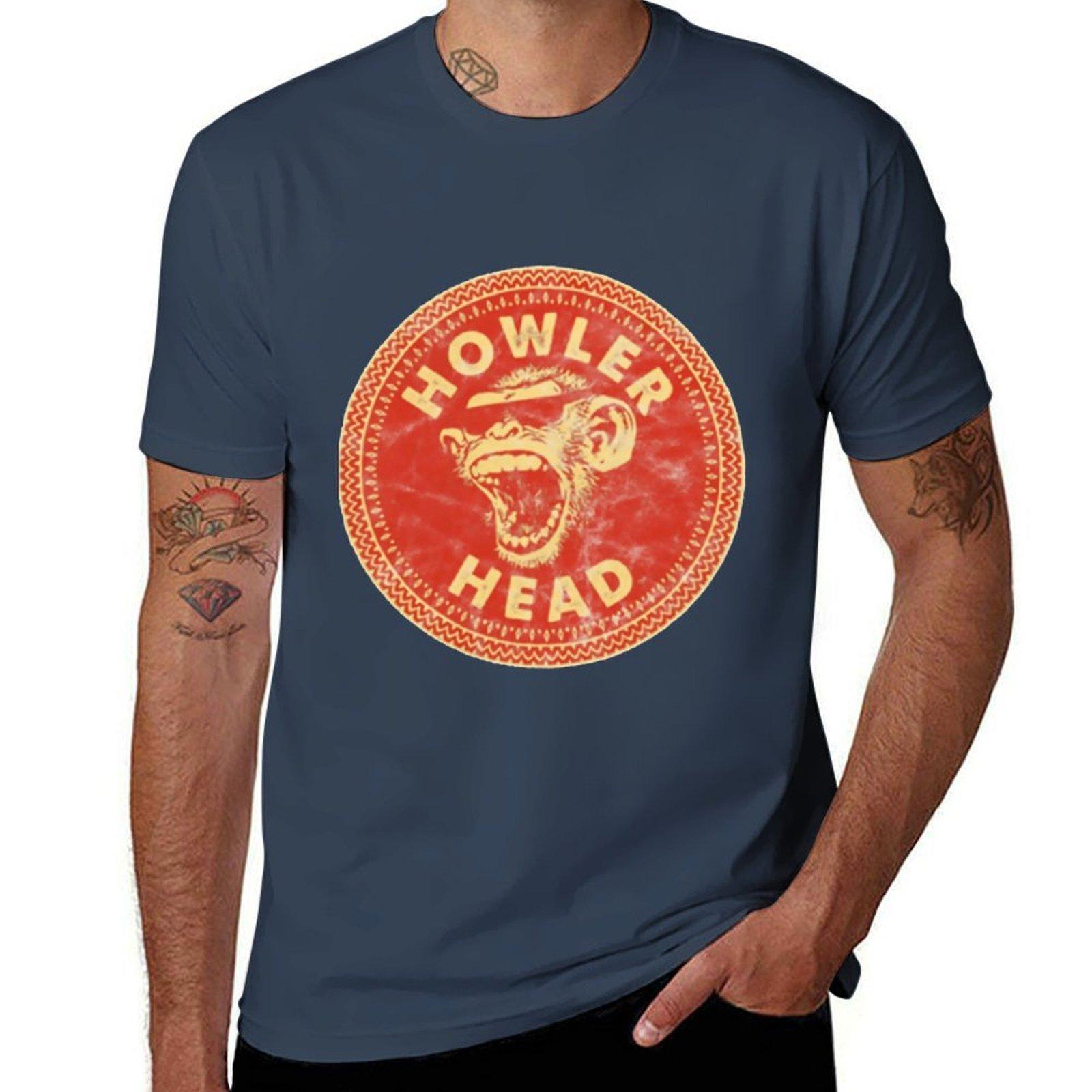 Howler Head Whiskey Tshirt Long Lasting Casual Tshirt S