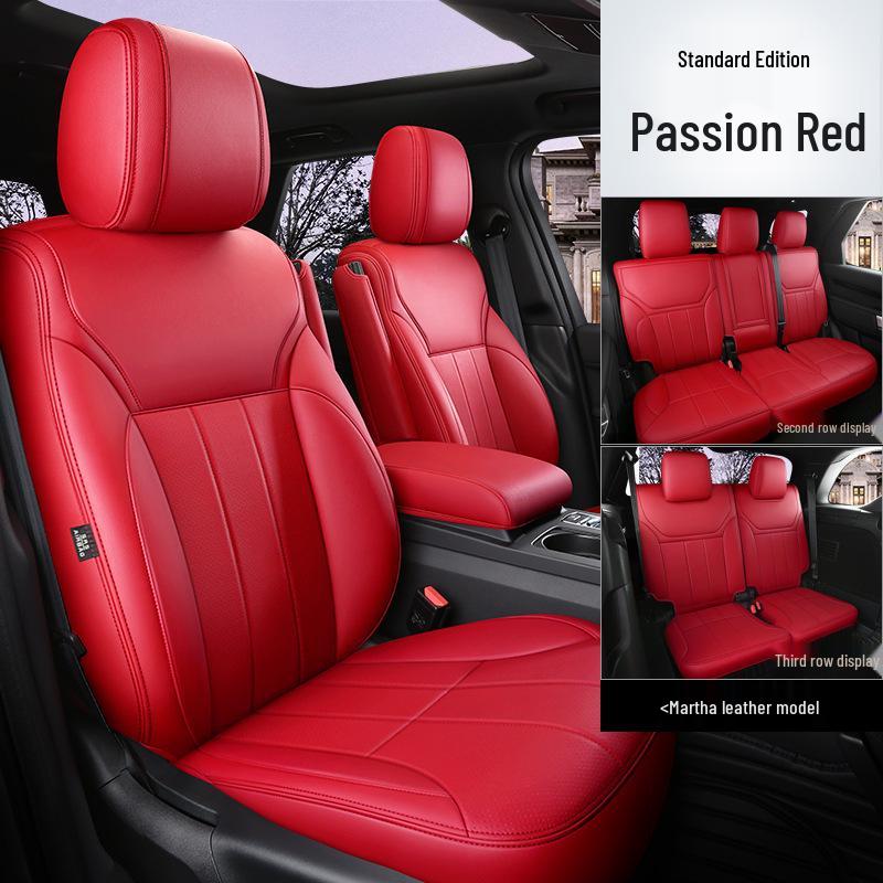All-Season Universal Leather Seat Cover, Wear-Resistant, Full Coverage, Fits All Car Models
