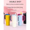 Large-Capacity Thermos Cup for Women, Good-Looking Ice Cup, Portable Car Coffee Cup, Outdoor Sports Water Bottle, Tea Cup
