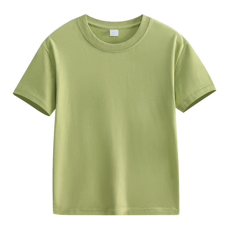 Children's T-shirt Candy Colored Short Sleeved Class Uniform Kindergarten Blank Hand Drawn