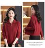 2026 New Style High-End Lapel Knit Cardigan: Versatile Thickened Double Zipper Casual Coat