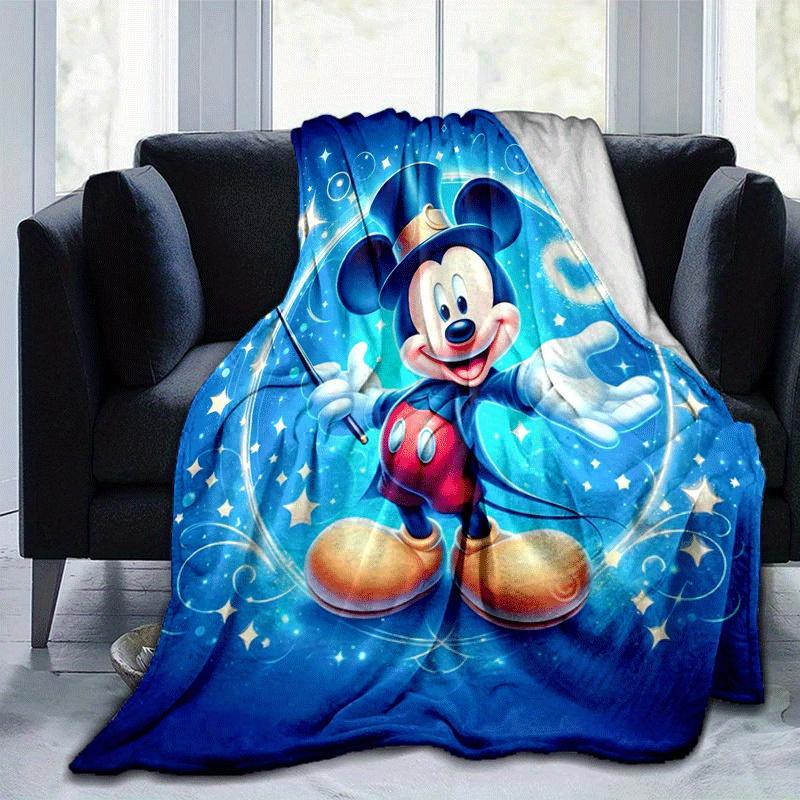 1pc Mickey Printing Blanket - Soft, All-Season Throw for Living Room, Bedroom,Personalized Gift with Adorable Cartoon Design