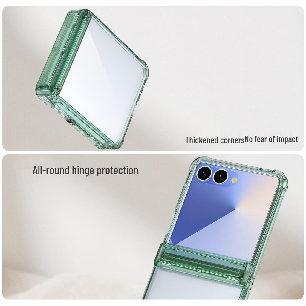Samsung Z Flip7/6/5 Airbag Anti-Drop Hülle mit Federgelenk-Schutz