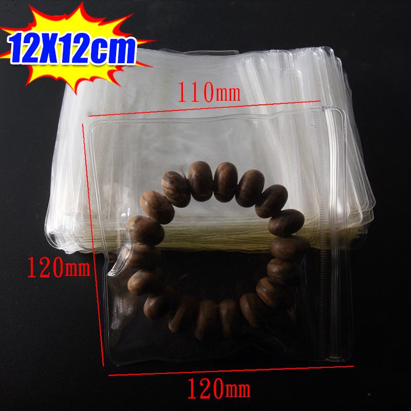 10/100pcs Highly Transparent PVC Stationery Sealed Bags Anti Oxidation Jewelry Bags Self Sealing Bag Zipper Sealed Bag