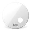 EVANS EQ3 Resonant Bass Head, Smooth White (7.5mil + 10mil Ring), 22-inch, BD22RSW (Official Japanese Product)