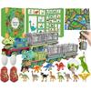 Advents Calendar 2025 24 Day Dinosaur Countdowns To Christmas Feature Fun Dinosaur Toy Gift For Boys And Girls