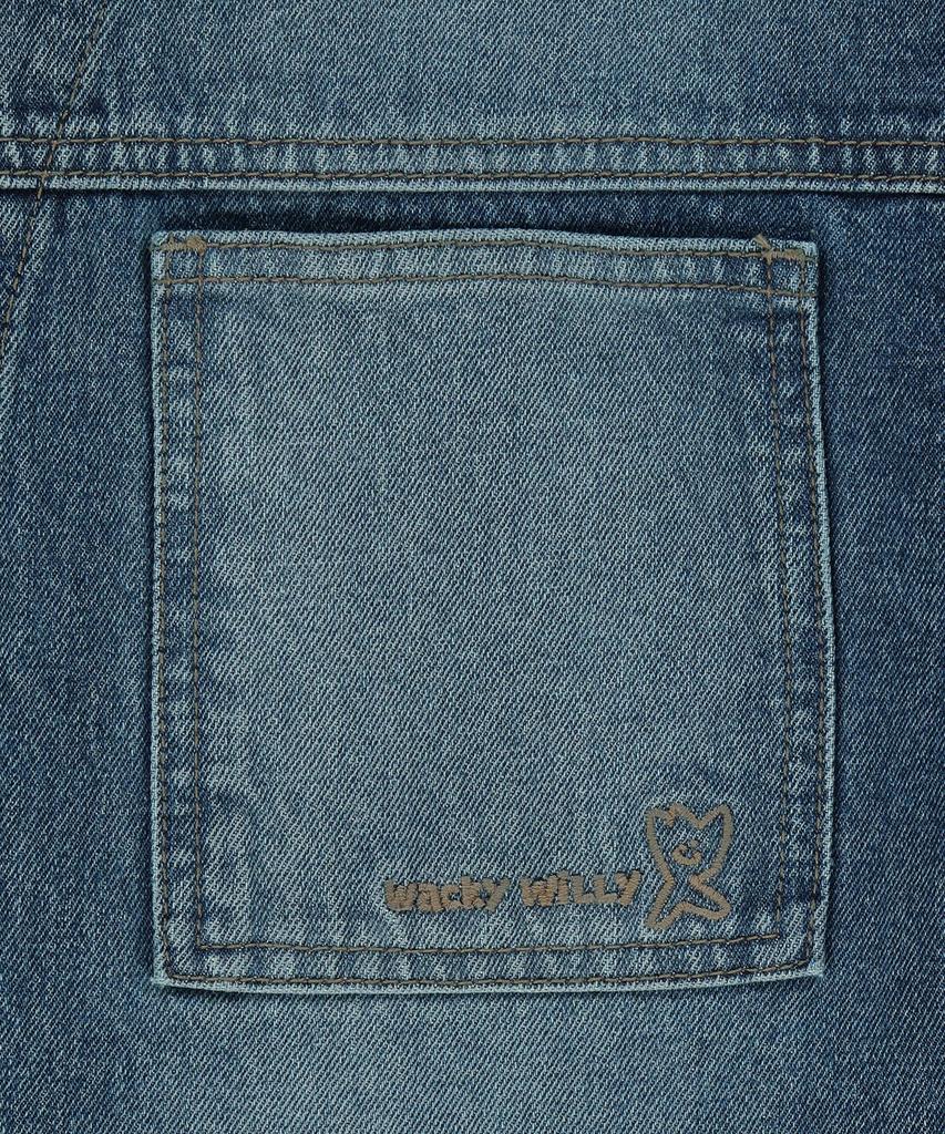 Wacky Willy Denim Trucker Jacket Blue