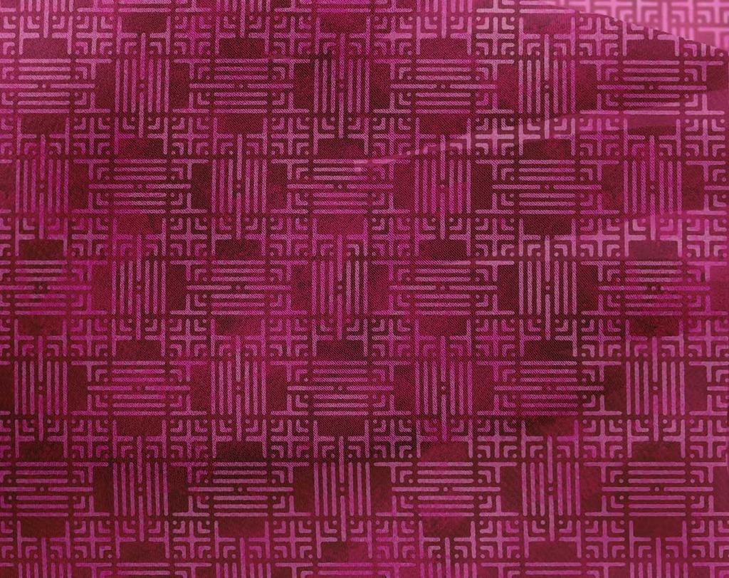 oneOone Georgette Viscose Fuschia Pink Fabric Batik Craft Projects Decor Fabric Printed By The Yard 42 Inch