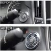 Carbon Fiber Interior Ignition Switch Frame Cover Trim For Infiniti Q50 Q60