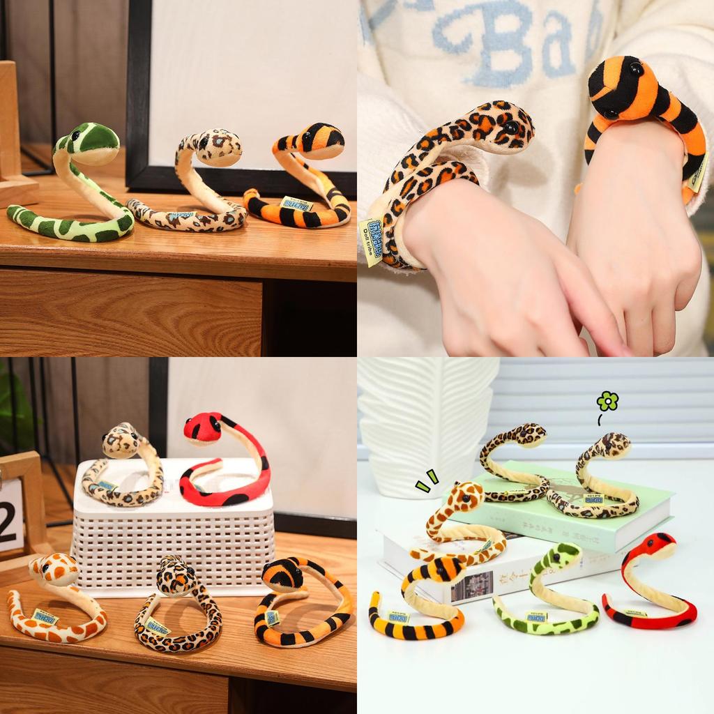 Adorable Plush Snake Toy For New Year Celebration 2025 Cozy Soft Material Cute Design