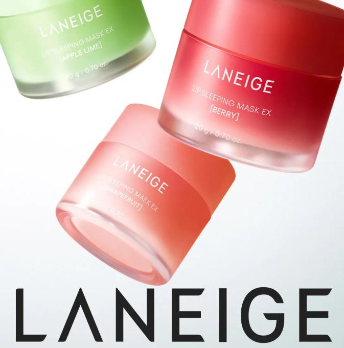 Laneige Lip Sleeping Mask 20g – Moisturizing Overnight Lip Balm in 11 Flavors