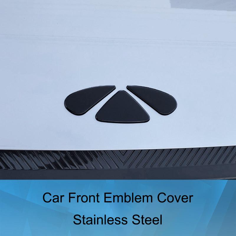 For Chery Fulwin A9L Car Front Lable Sticker Blackened Hood Steering Wheel Emblem Decal Interior Exterior Decoration Accessories