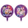 10pcs Cartoon Kpop Demon Hunters Birthday Balloon Decoration Set Music Ballons Girl Shower Party Decor Round Sensory Compression Bouncy Durable