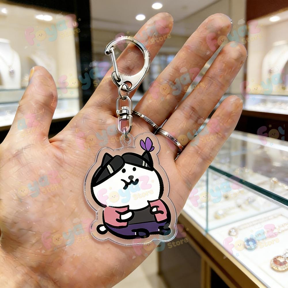 Cartoon Game Sage Chamber Keychain for Accessories Omen Jett Bear Key Ring Jewelry Fans Friends Birthday Gifts