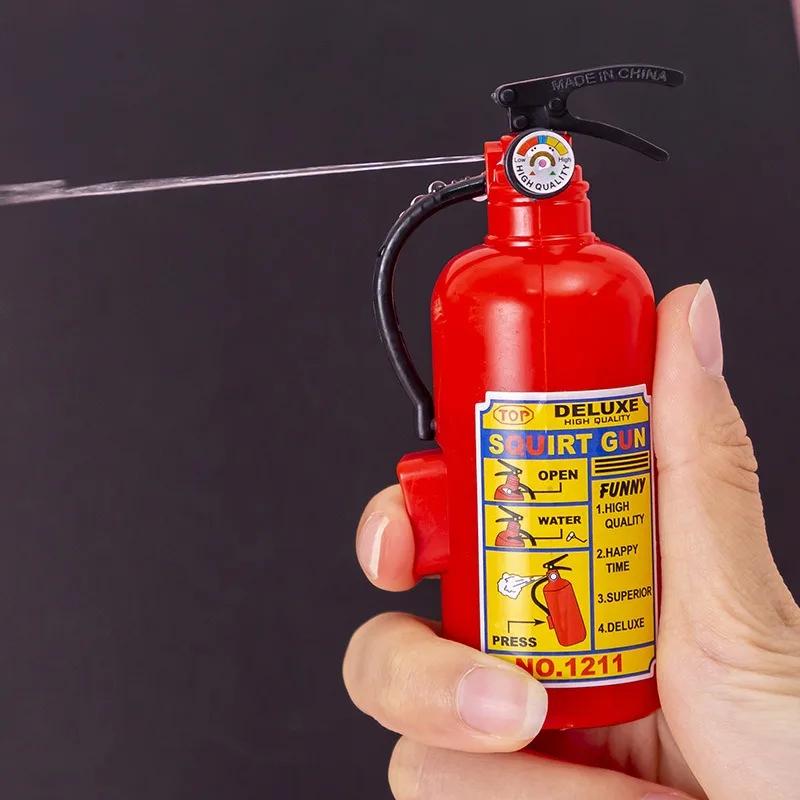 4 mini extintores divertidos para niños, mini pistola de agua, juguete de broma para toda la persona, accesorios profesionales para bomberos.