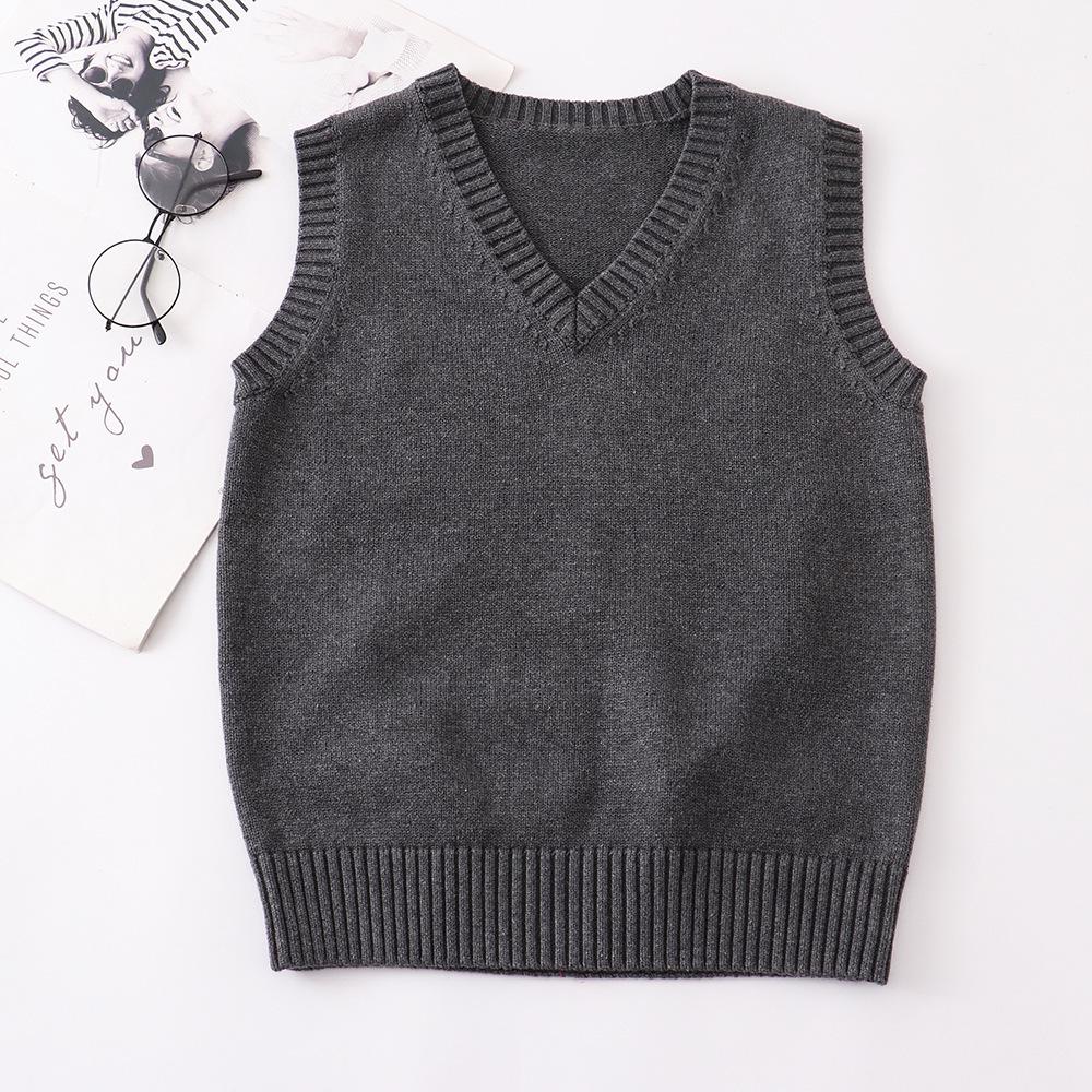 

Жилет в стиле британского колледжа, форма JK, свитер в японском стиле XXXL