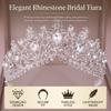 Bridal Alloy Elegant Rhinestone Crown For Wedding Party
