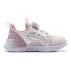 Li Ning Kids Shield Comfortable Shock Absorbing Wear Resistant Low Top Casual Shoes Kids Casual Shoes White Pink YKNU016-2