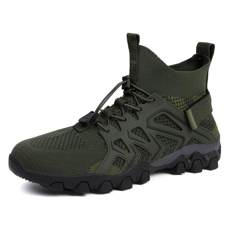 Men's Non-Slip Amphibious Climbing and Hiking Shoes for Outdoor, River Tracing, Fishing, Camping, Rock Climbing, and Mountaineering