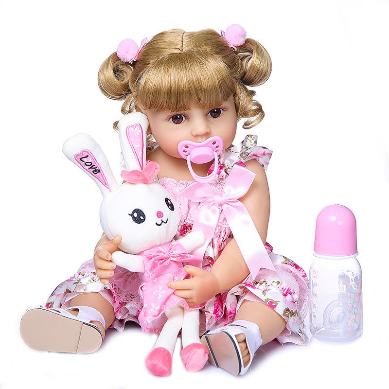 NPK Genuine 55CM Waterproof Full Silicone Reborn Baby Doll