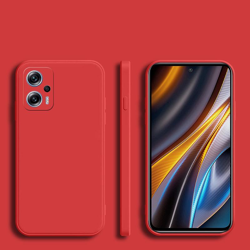 

Poco X4 X 4 Pocox4 GT Pro Case Квадратний рідкий силіконовий чохол для телефону для Xiaomi Poco X4 GT Poco X 4 GT Pocox4 GT Pro 5G Soft Cover For Poco X4 GT 5G