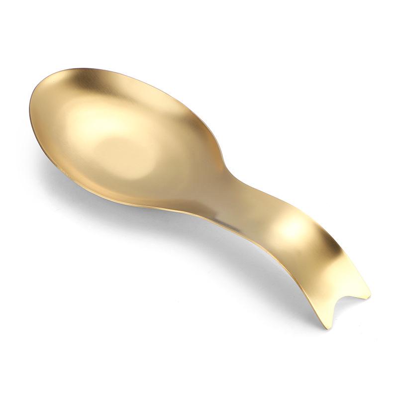 Large Stainless Steel Spoon Holder Heat-Resistant Cooking Spoon Holder Coffee Spoon Holder