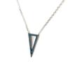 Les Trésors De Lily [N7165] - Collier Argent 'Navajos' turquoise argenté (rhodié)