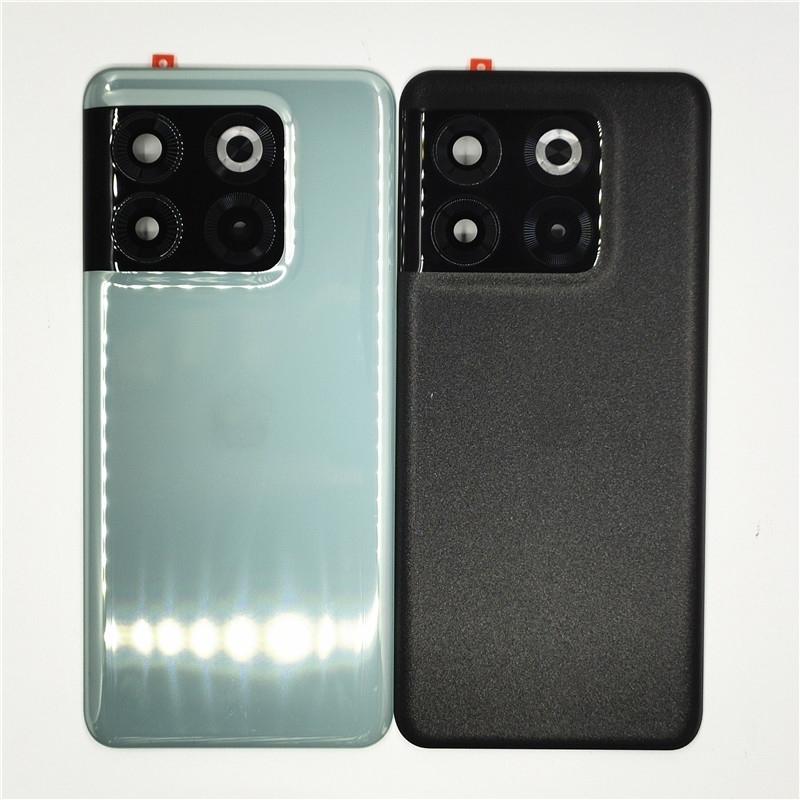 Glass Battery Cover For Oneplus 10T CPH2415 Back Lid Door Rear Housing With Camera Lens