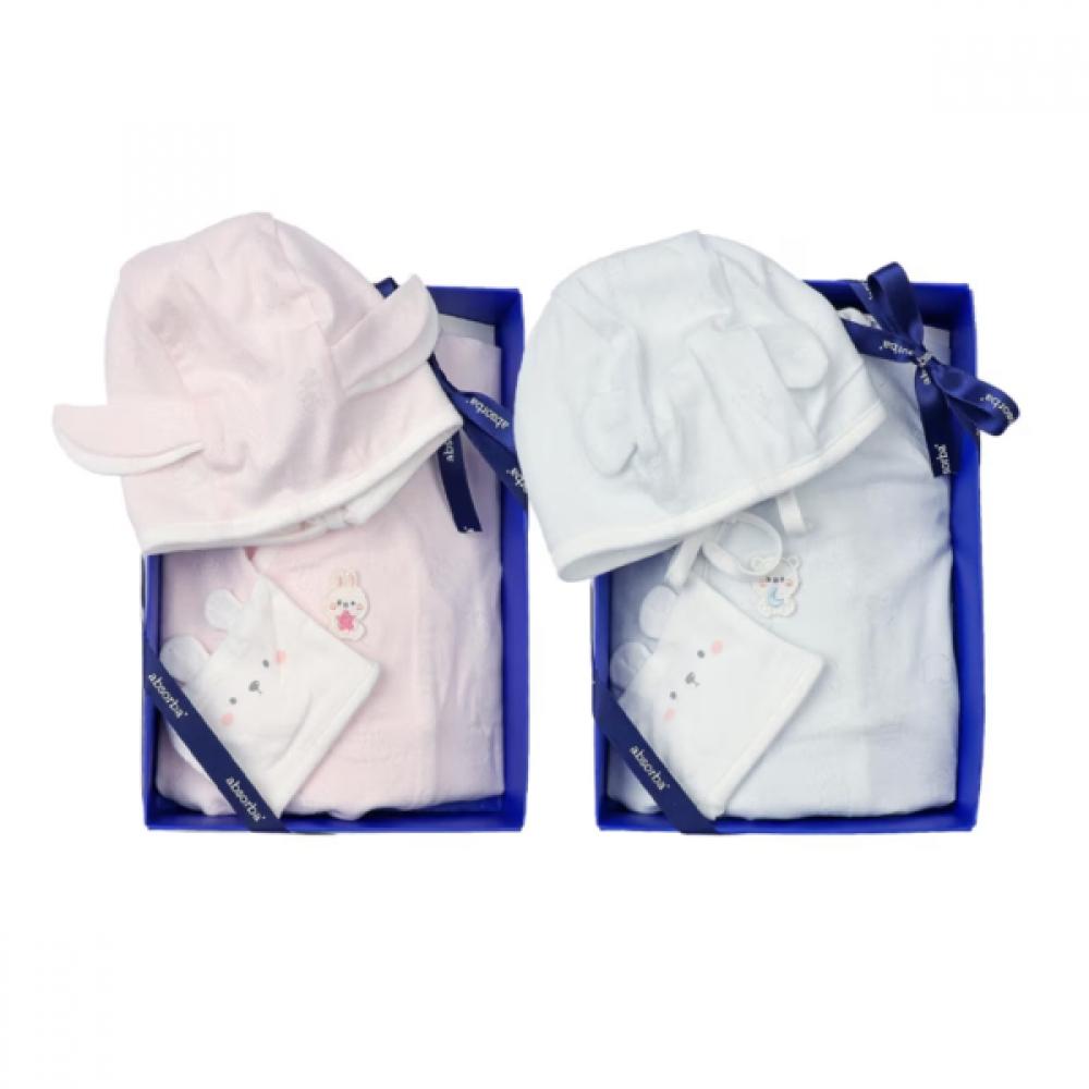ABSORBA Набор шапочек для новорожденных + Детская куртка из модала Togomi 2 типа Blue/60 (0 to 2 months)