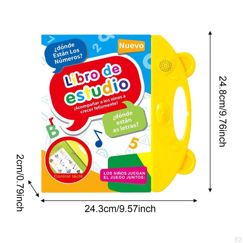Sound Book, Interactive Audio Teaching Aids, KIds Educational Electronic Learning Toy Spanish