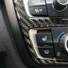 Center Console Carbon Fiber Frame CD Panel Cover Trim For BMW F30 F34 2013-2017