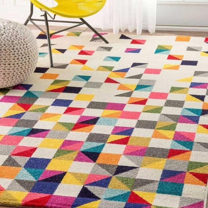 Tapis moderne - 120x170 cm - DETRU BOUTIK Multicolore - Polypropylène - UN AMOUR DE TAPIS