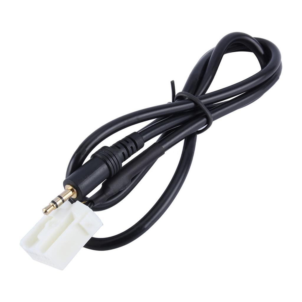 Bil 3,5 mm AUX Lyd CD Grensesnitt Adapterkabel For Mazda 2 3 5 6 2006‑2013 Høy Kvalitet