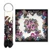 Fashion Bright Color 91 Satin Silk Scarf Trendy Square Scarf Wholesale Spring and Summer Cashew Nut Flower Versatile Long Silk Scarf