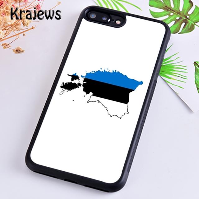 

Krajews Эстония Национальный флаг Баннер Чехол для телефона Cover Для iPhone 17 Air 16 15 14 plus 11 12 13 pro max coque Fundas iPhone 13