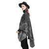 Autumn And Winter New Cashmere Cape Cashew Flower Fashionable Warm Split Shawl