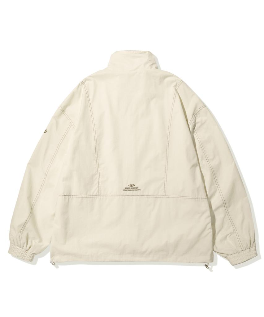 1993Studio 2Way Double Stitch Windbreaker_Cream