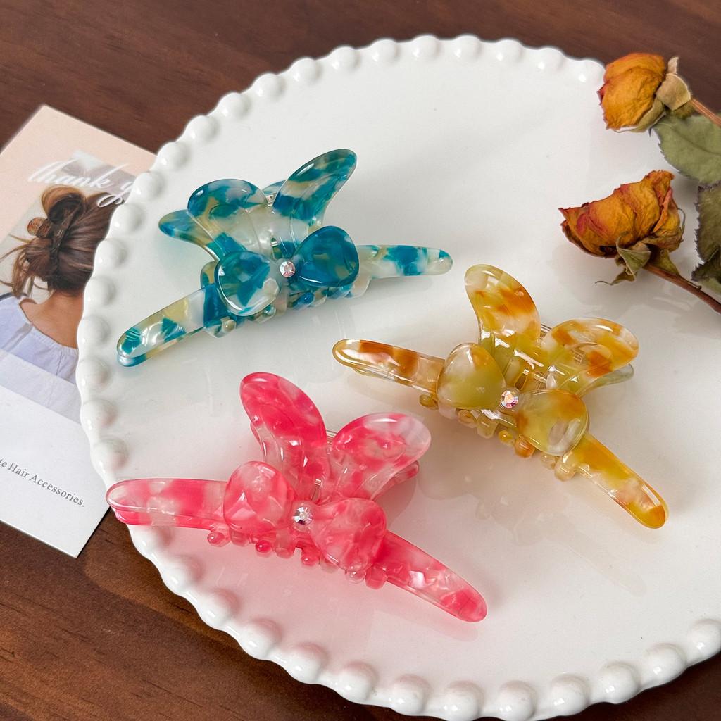 Adorable Korean Style Rabbit Ear Hair Clip With Sparkling Rhinestones In Multiple Colors