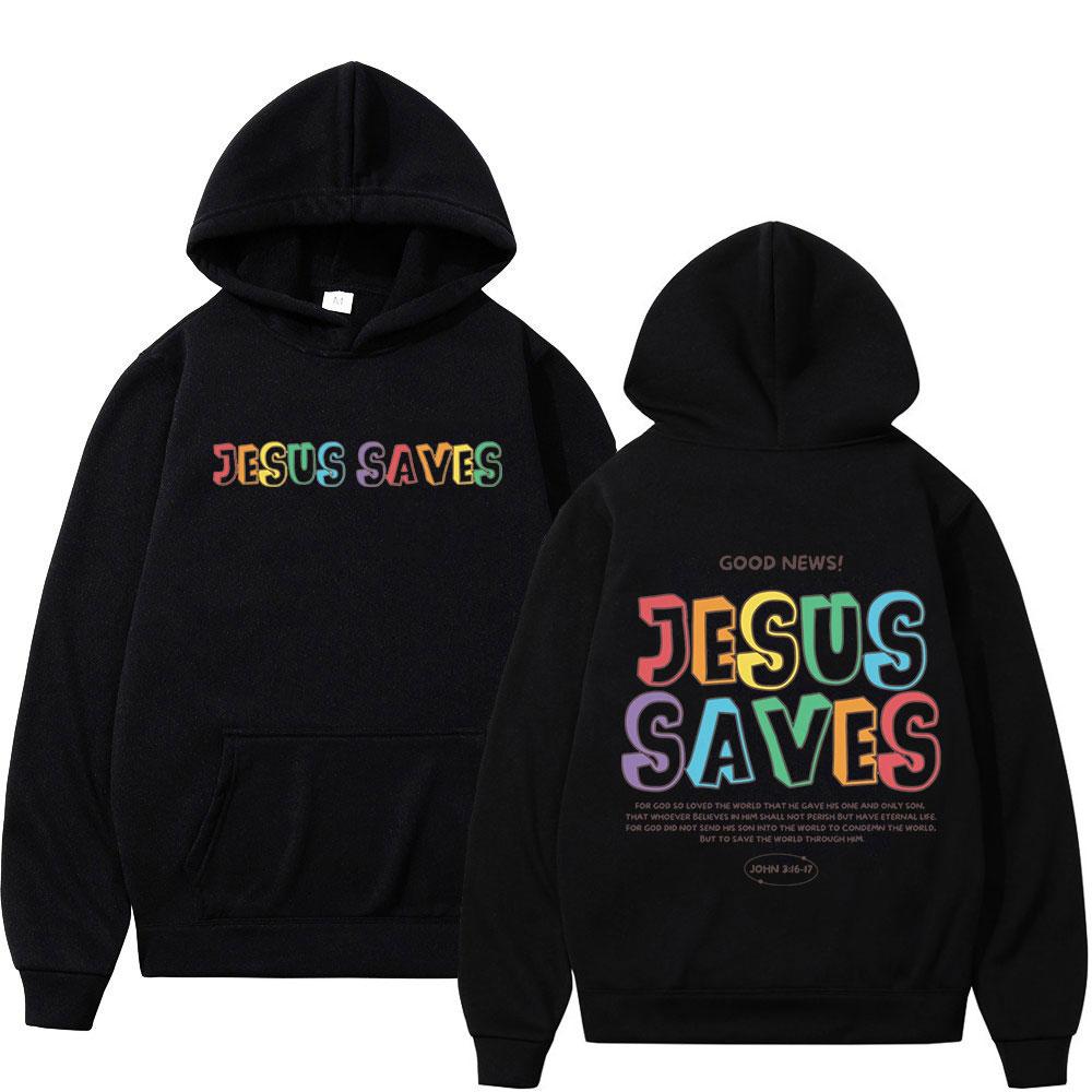 Christian Jesus Faith Over Fear Bible Verse Hoodies Men's Women High Quality Sweatshirts Fashion Vintage Pullovers Streetwear