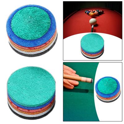 Pool Cue Tip Layered Tips Replacement Part Portable Billiards Cue Tip for Pub
