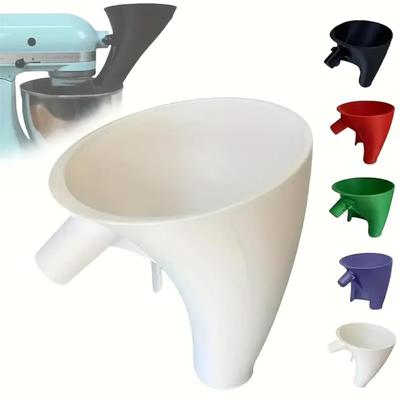 Flour Funnel Mixer 5 Qt, - Attachment For Tilt-Head Stand Mixer 4.5 & 5 ,150,, Dishwasher Safe No-Mess Baking Tool, Easy Pour