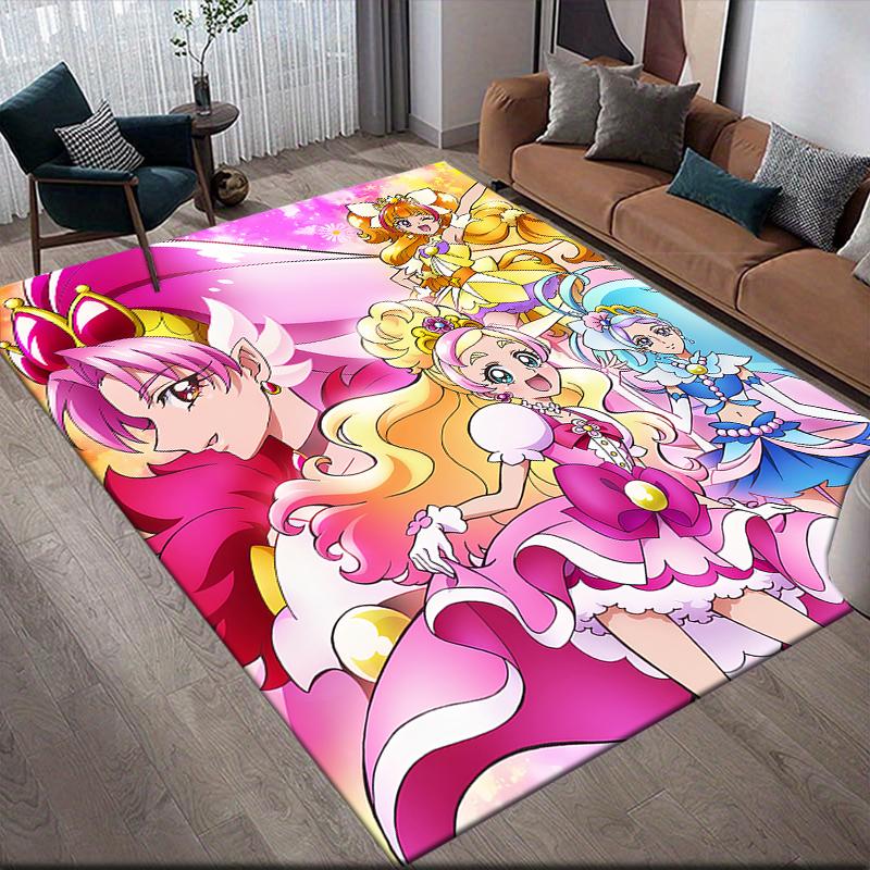 Pretty Cure Dreamy Illustration Area Rug, Pretty Cure Fan Soft Carpet, Ideal Gift.chl 60x90cm